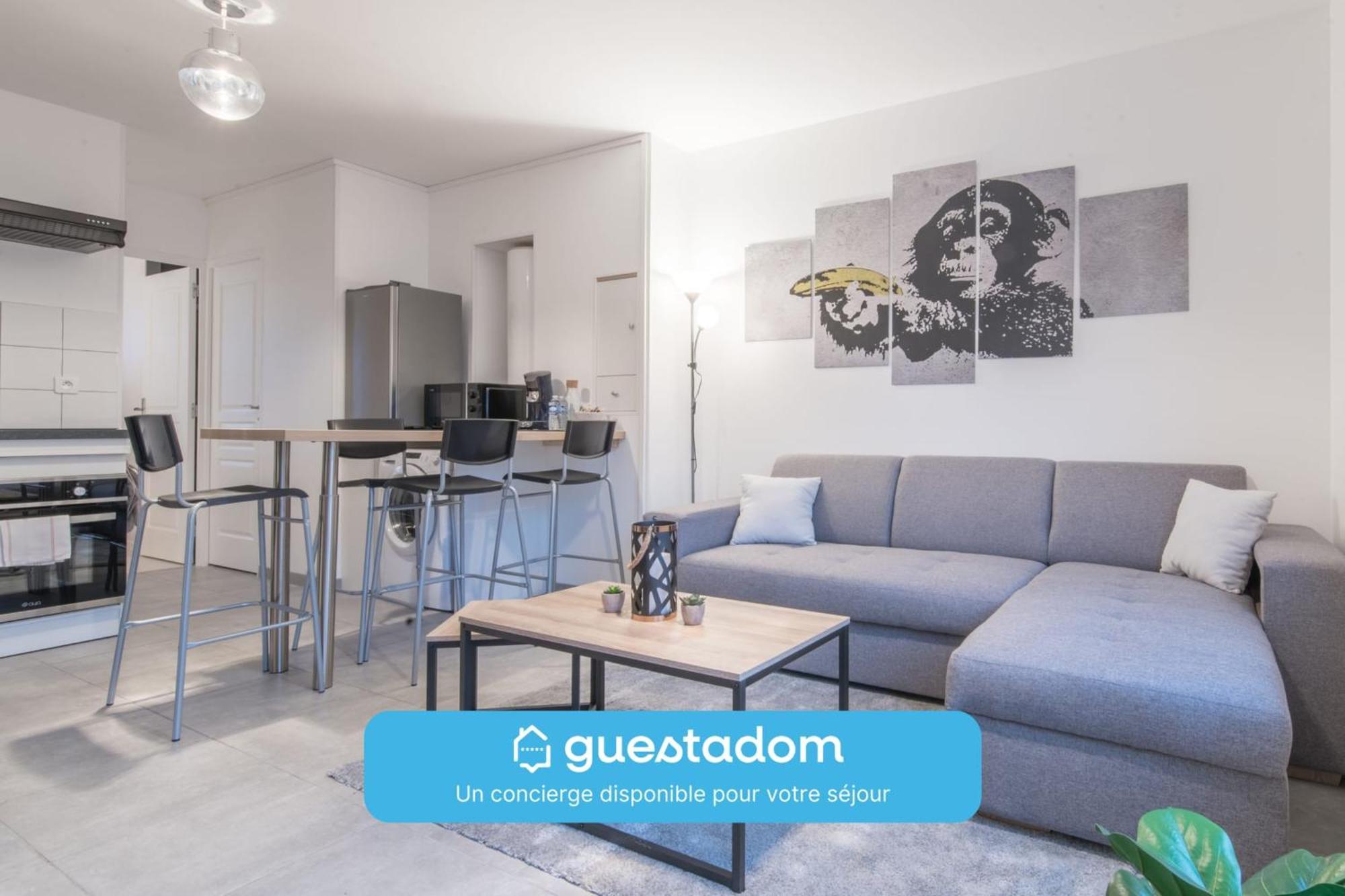 Appartement rénové, proche gare de Saint Nazaire Exterior foto